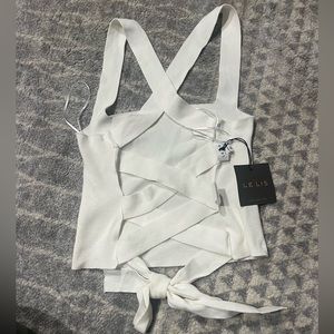 Cross Back Tank Top- Size Large